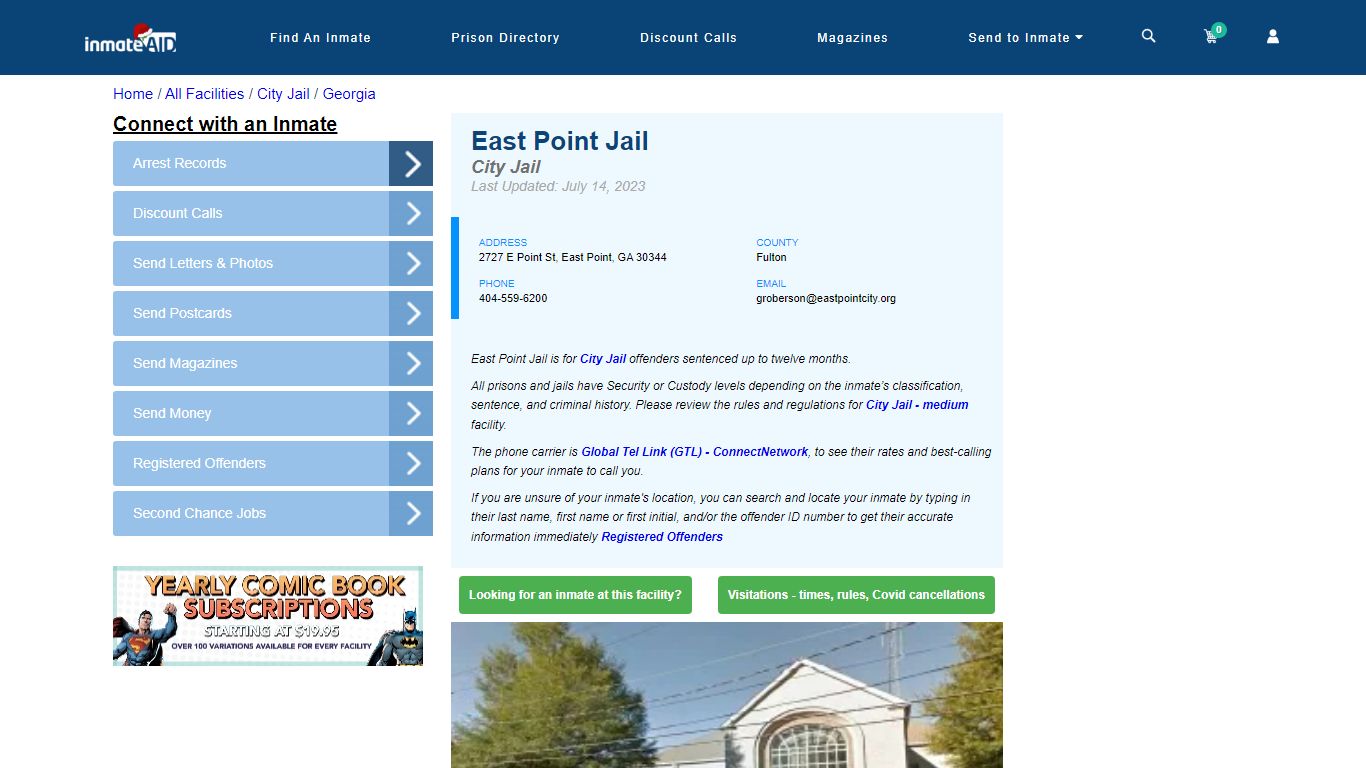 East Point Jail | Inmate Locator